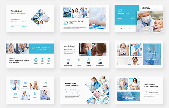 Medical and Healthy Care Solution in Presentation Templates - product preview 2