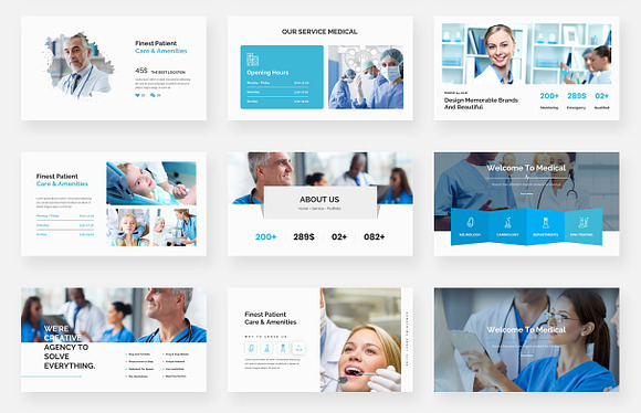 Medical and Healthy Care Solution in Presentation Templates - product preview 3