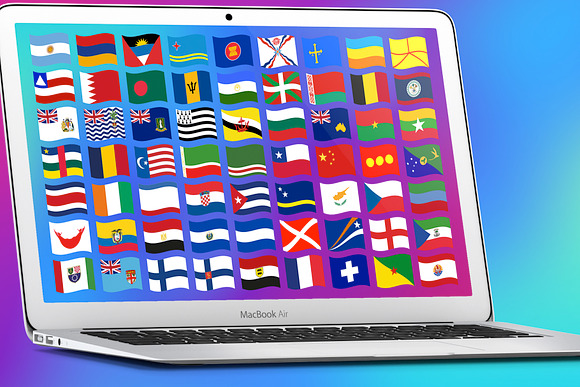 460 FLAGS - WAVY in Flag Icons - product preview 4