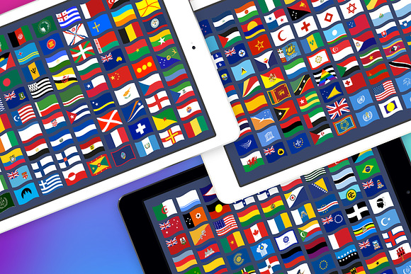 460 FLAGS - WAVY in Flag Icons - product preview 6