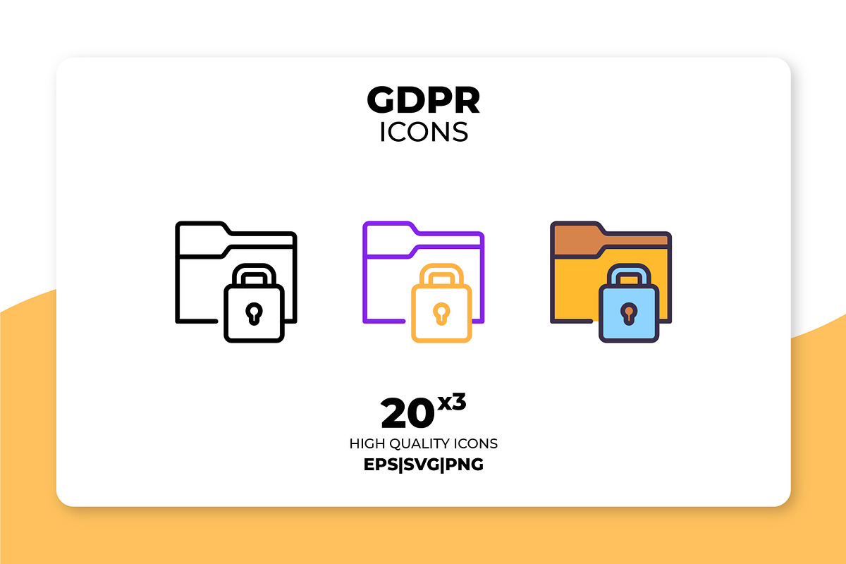 GDPR Icons in Server Icons - product preview 8