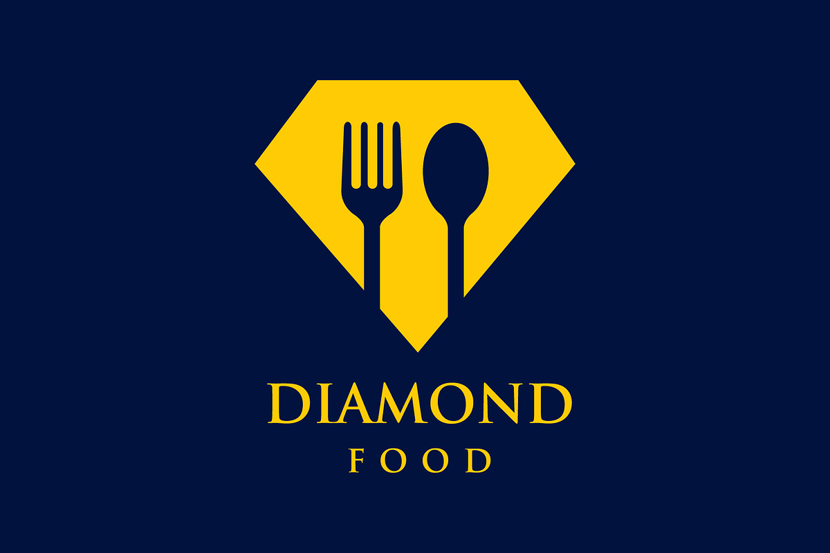 Diamond Food Logo in Invitation Templates - product preview 8