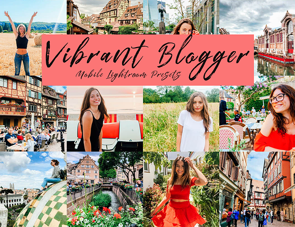 Lightroom Presets Vibrant Blogger in Add-Ons - product preview 6