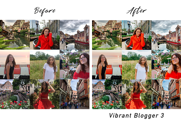 Lightroom Presets Vibrant Blogger in Add-Ons - product preview 7