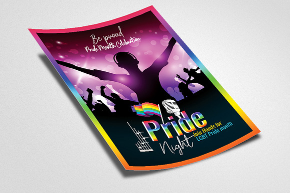 LGBT Pride Poster/Flyer in Flyer Templates - product preview 1