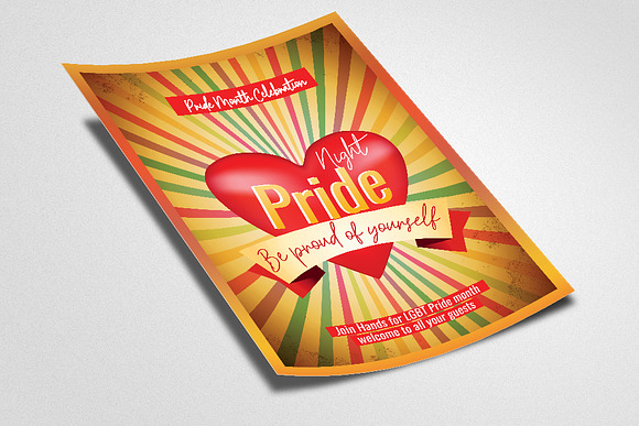 LGBT Party Flyer in Flyer Templates - product preview 1