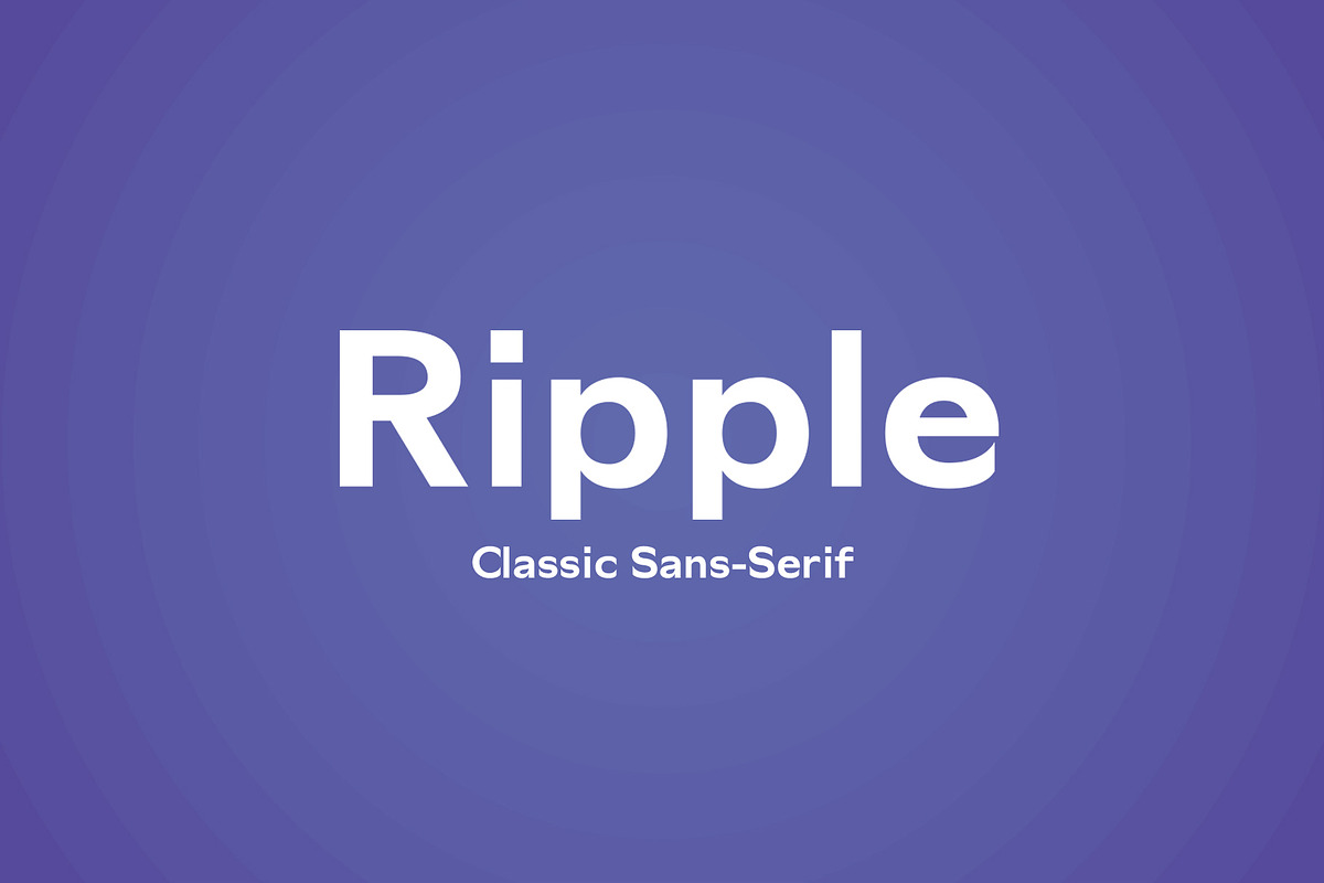 Ripple- Classic Sans Serif in Sans-Serif Fonts - product preview 8