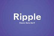 Ripple- Classic Sans Serif
