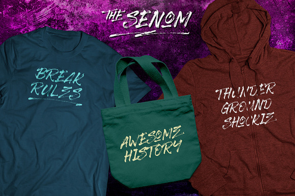 The Senom in Display Fonts - product preview 6