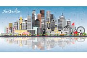 Australia City Skyline