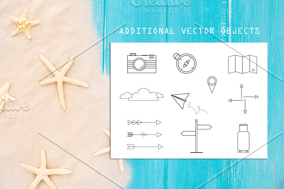 Take-Off. 5 Iconic Travel Logos in Logo Templates - product preview 5