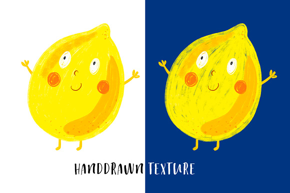 Funny fruits and vegetables for kids in Illustrations - product preview 7