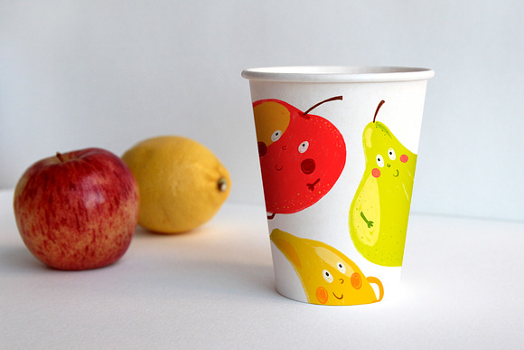 Funny fruits and vegetables for kids in Illustrations - product preview 17