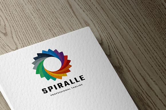 Colorful Spiral Logo in Logo Templates - product preview 1