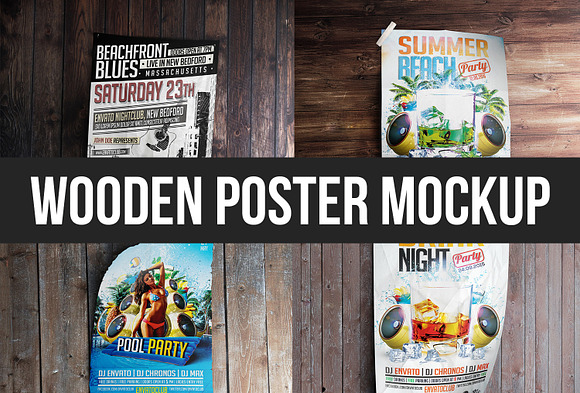 Poster & Flyer Mockup Bundle in Print Mockups - product preview 7
