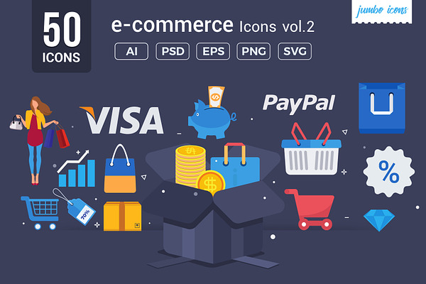 eCommerce / Shopping Vector Icons V2