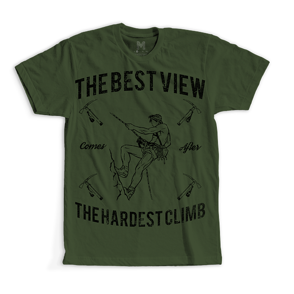 Rock Climbing T-Shirt Design in Illustrations - product preview 1