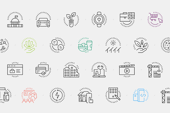 Growing Industry Icons in Construction Icons - product preview 3