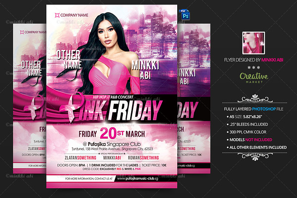 Pink Friday Flyer | Poster