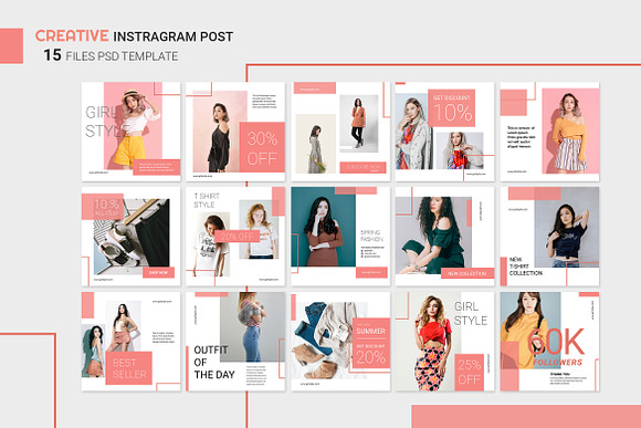 Instagram Templates Bundle 95% OFF in Instagram Templates - product preview 1