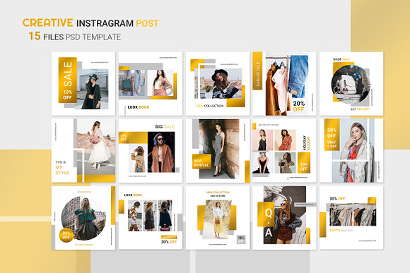 Instagram Templates Bundle 95% OFF in Instagram Templates - product preview 2