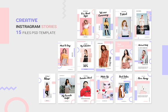 Instagram Templates Bundle 95% OFF in Instagram Templates - product preview 3