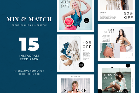 Instagram Templates Bundle 95% OFF in Instagram Templates - product preview 11