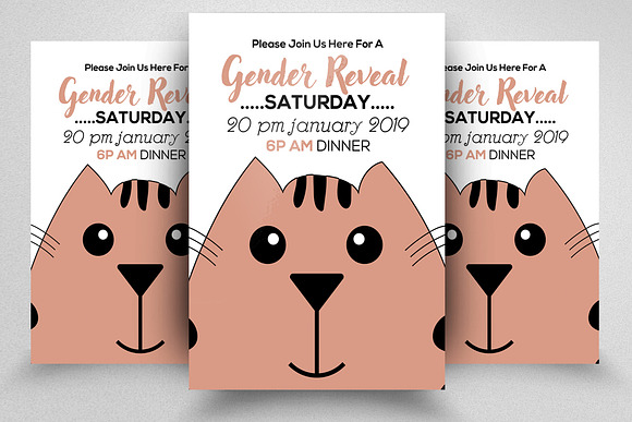 Baby Shower Flyers Bundle 10 in Flyer Templates - product preview 17