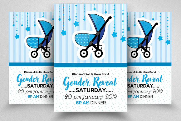 Baby Shower Flyers Bundle 10 in Flyer Templates - product preview 18