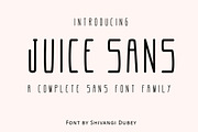 Juice Sans - Sans Serif Font Family