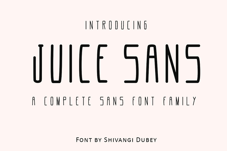 Juice Sans - Sans Serif Font Family in Sans-Serif Fonts - product preview 8