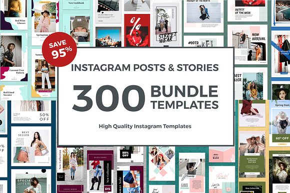 Instagram Templates Bundle 95% OFF in Instagram Templates - product preview 20