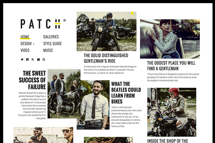 PATCH - A Newspaper-Inspired Theme in WordPress Magazine Themes - product preview 8
