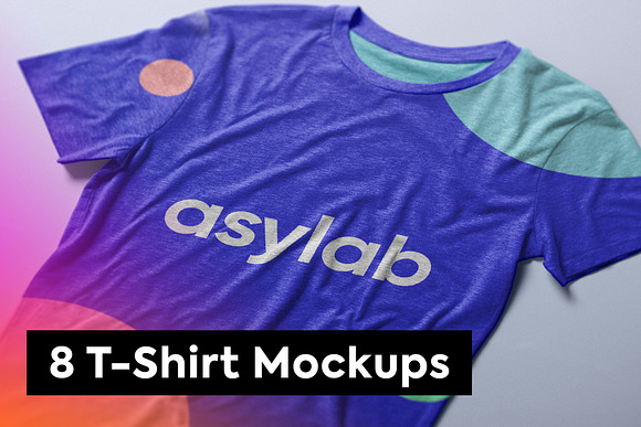 8 T-Shirt Mockups - PSD in Product Mockups - product preview 41
