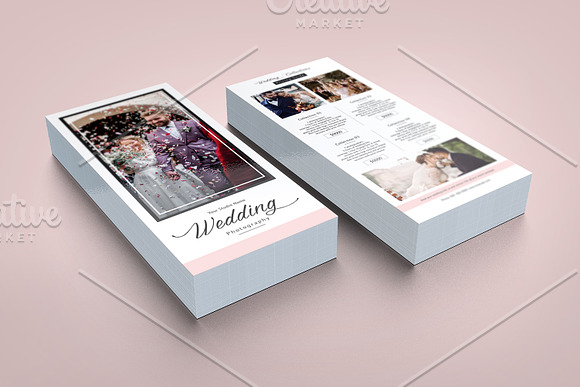 Photographer Rack card V08 in Flyer Templates - product preview 3