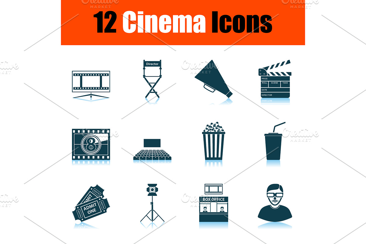 Cinema Icon Set in Icons - product preview 8