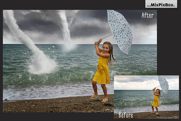 Tornado PNG Photo Overlays in Add-Ons - product preview 2