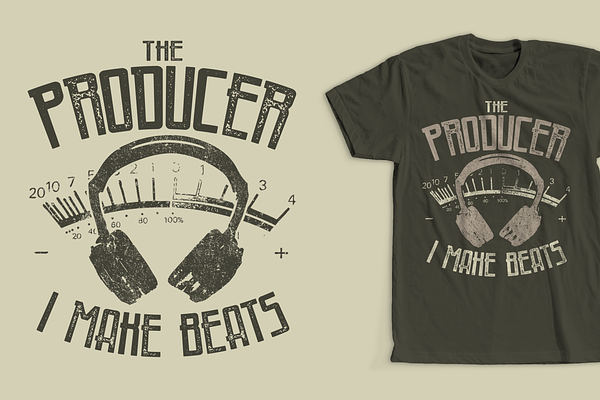 Music Producer T-Shirt Design
