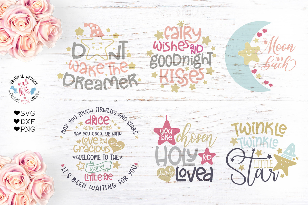 Nursery Quotes Mini Bundle in Illustrations - product preview 8
