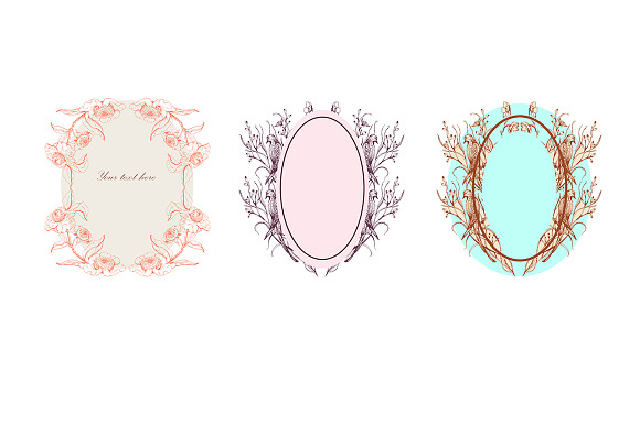 Rococo&chinoiserie set 2 in Illustrations - product preview 5