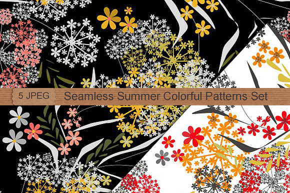 50% OFF Seamless Summer Patterns in Patterns - product preview 1