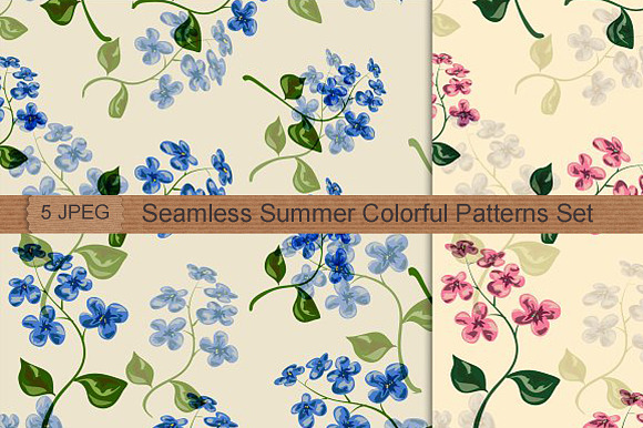50% OFF Seamless Summer Patterns in Patterns - product preview 2