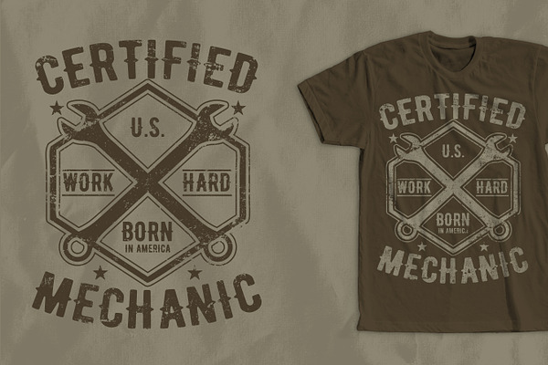Mechanic T-Shirt Design