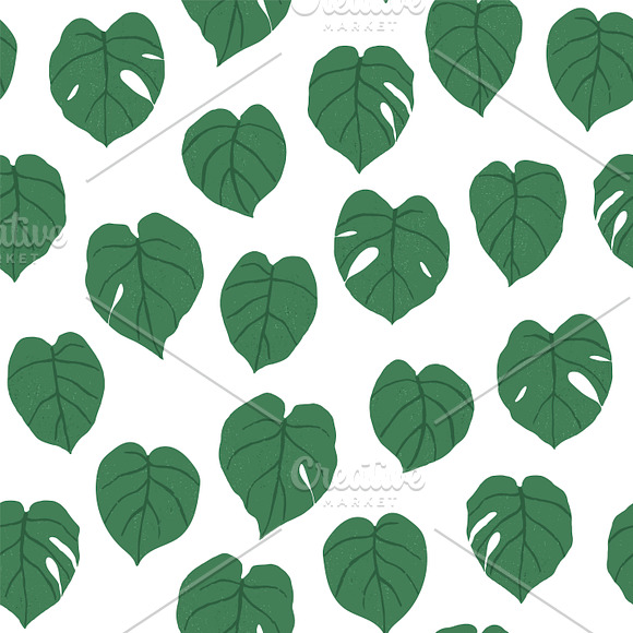 Monstera Leaves in Patterns - product preview 2