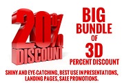 Big bundle of 3D percent discount
