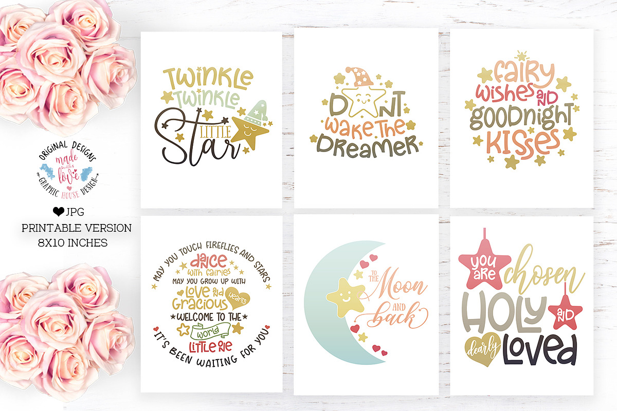 Nursery Decor Printable in Illustrations - product preview 8