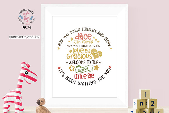 Nursery Decor Printable in Illustrations - product preview 5