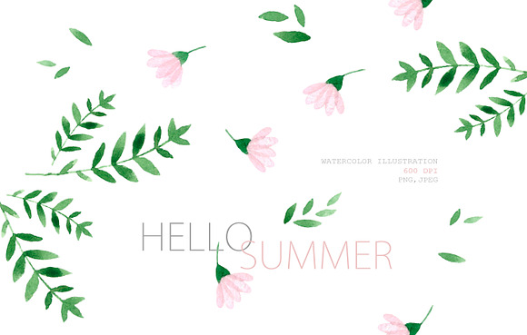 Hello Summer in Illustrations - product preview 1