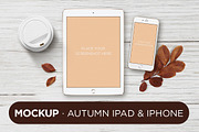 Mockup · Autumn ipad & iphone
