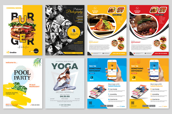 20 Flyer Template Mega Bundle in Flyer Templates - product preview 1